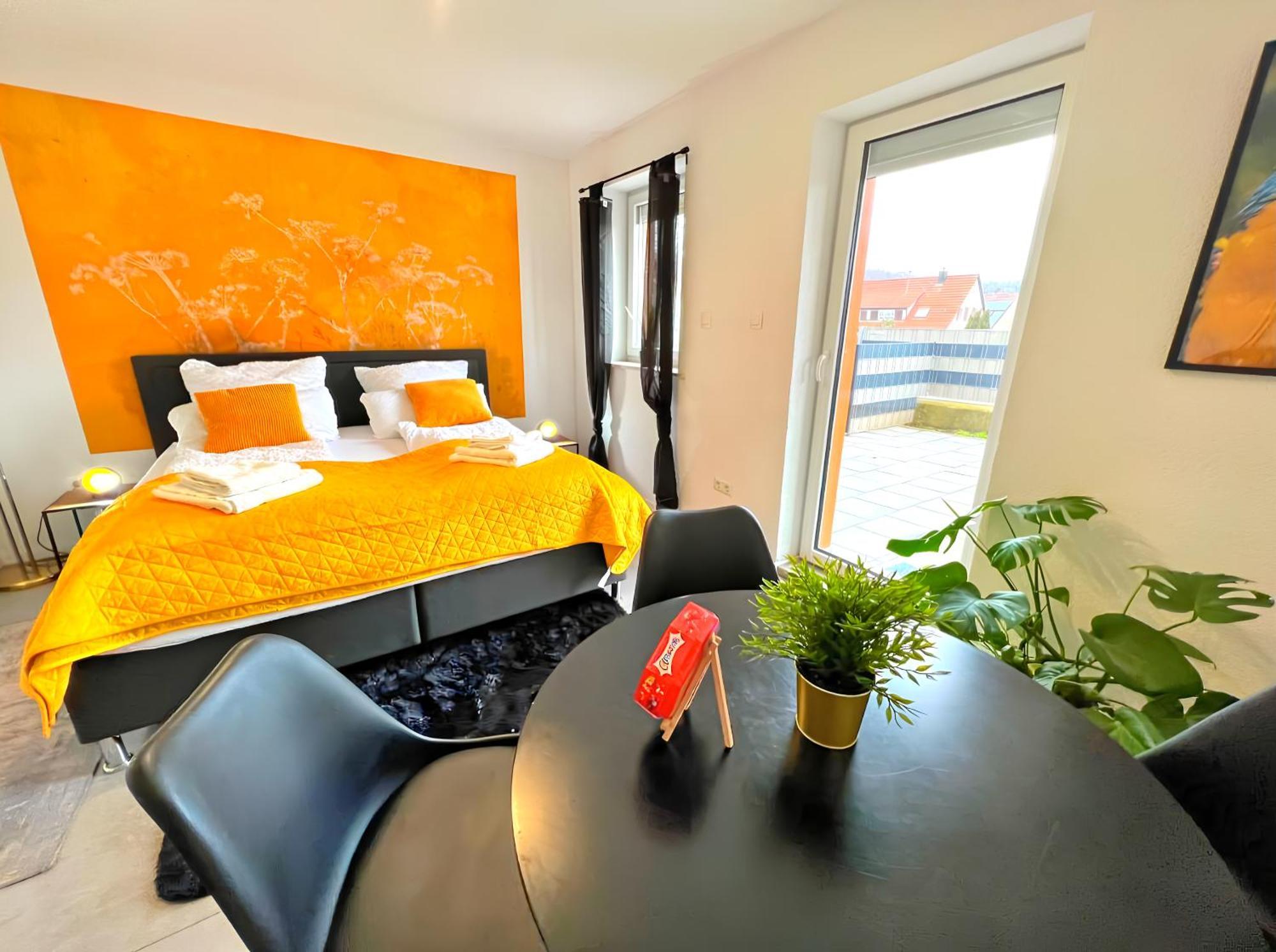 Apartment 2 Zimmerwohnung - Kueche - Wlan - Oeffentliche Parkplaetze Blaustein